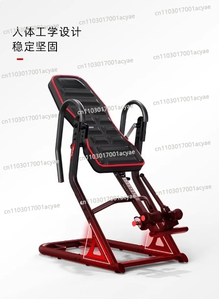 Electric Full Inversion Table – Handstand Fitness Machine with 90° Rotation for Back Pain & Lumbar Support