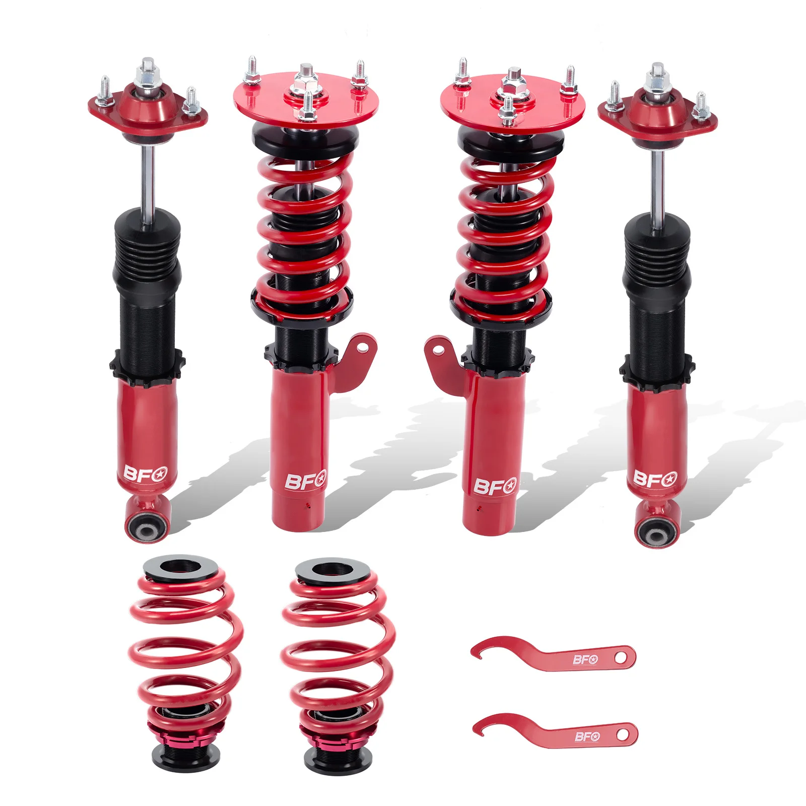 Coilovers Shocks Springs Kits For BMW E46 320i 325i 330i Adj Height 2001-2005