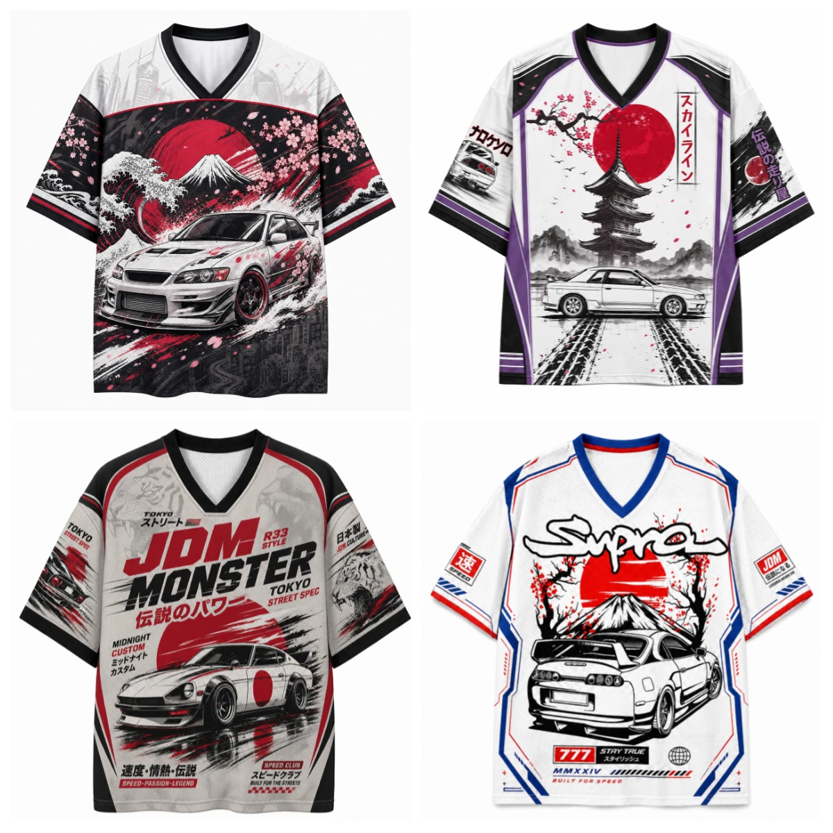 2026 New Mesh V-neck Mesh Jersey with Printed Pattern, Lightweight Streetwear, Short Sleeved Casual for Adults and Children
