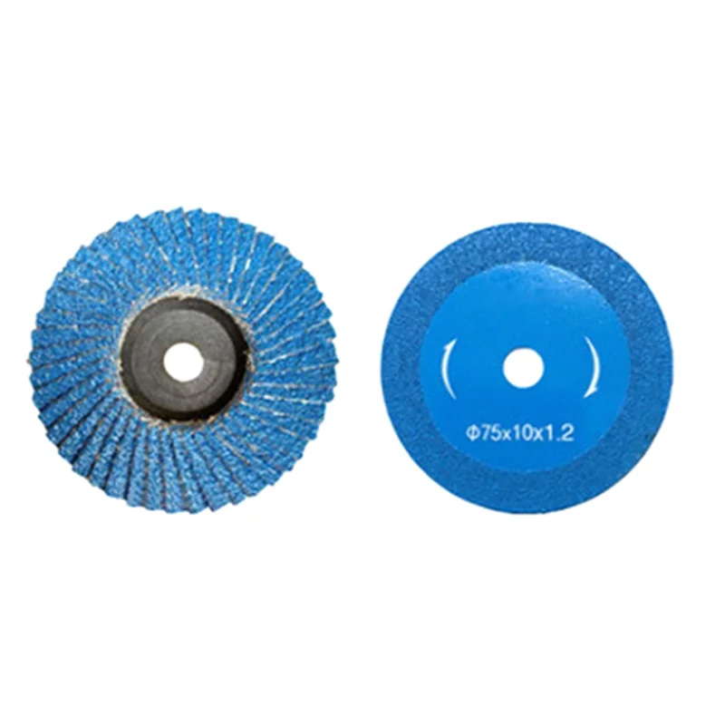 8 قطعة 75 مللي متر أسطوانة تقطيع ل 10 مللي متر تتحمل زاوية طاحونة المعادن منشار دائري شفرة شقة رفرف طحن عجلة الرملي منصات أداة-BAAQ