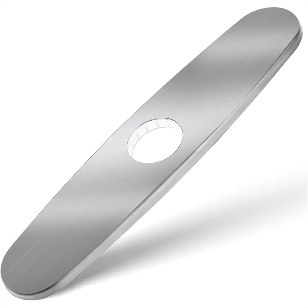 (N21R] Faucet Deck Plate,10Inch Cover Plate for Faucet Holes Kitchen Faucet Deck Plate Faucet Plate Cover,Faucet Plate for Sink