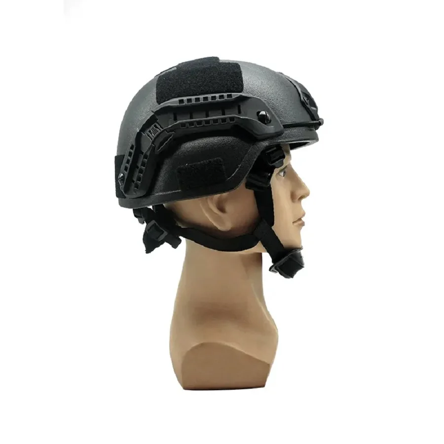 Casco antibalas táctico de aramida, protección de seguridad balística, certificado ISO 100%, MICH 2000 NIJ IIIA