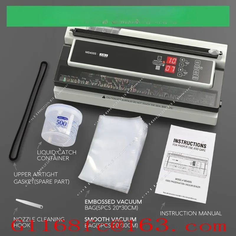 MS4005- English Version SEAL FOOD VACUUM SEALER MACHINE EN