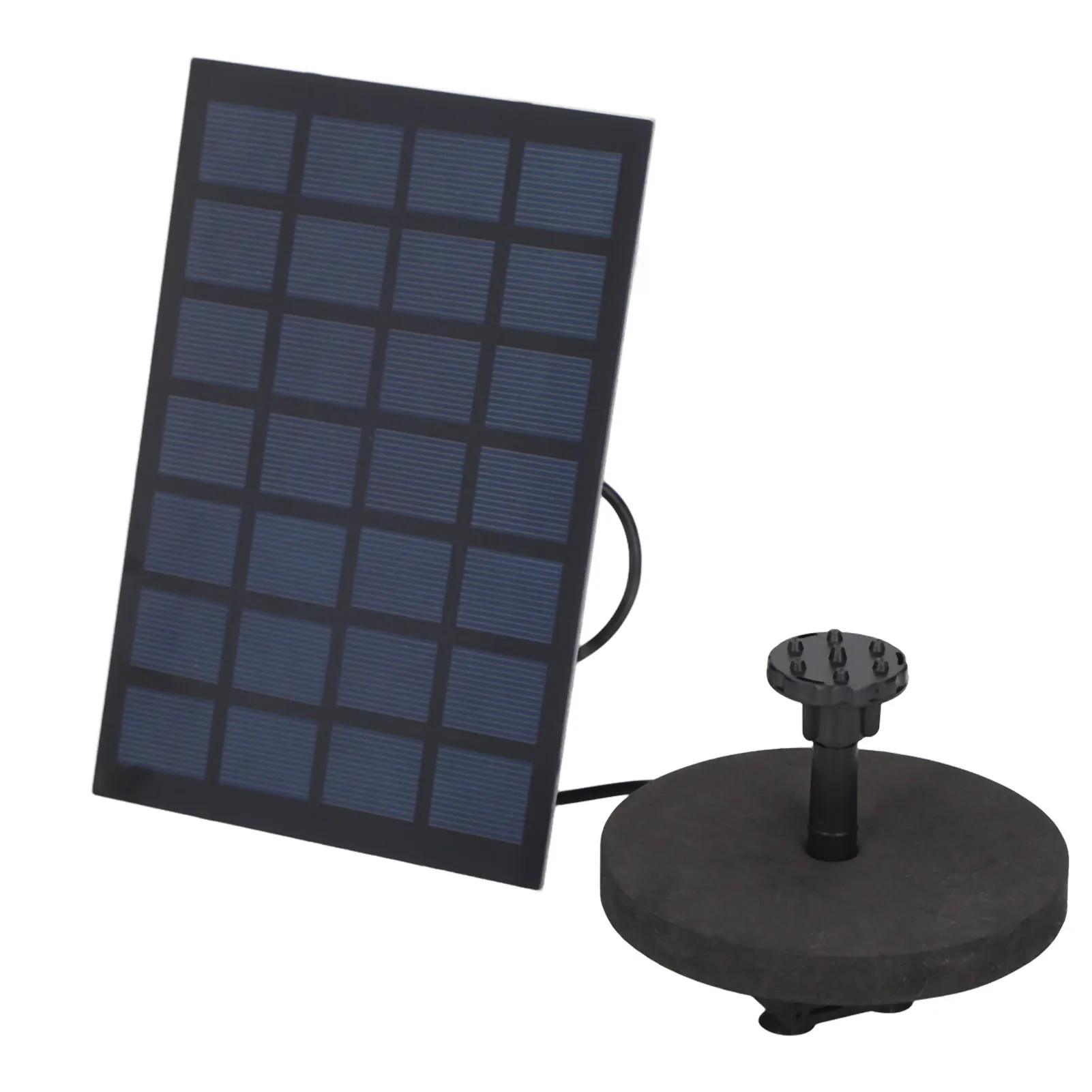 

Солнечный плавающий фонтанный насос с прямым приводом, 6 сопел, низкое энергопотребление, 7 В, садовая вода, экологически чистая солнечная батарея