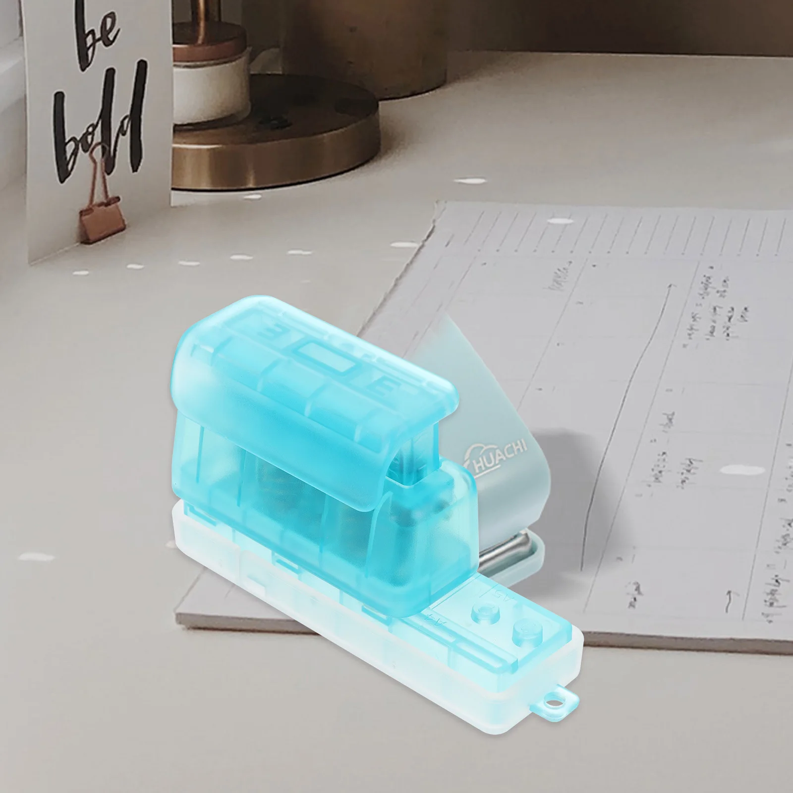 

Small Hole Punch Clear Manual Paper Puncher For Diy Scrapbook Craft Office School Portable 6-Hole Binder Tool Loose Leaf Sheet