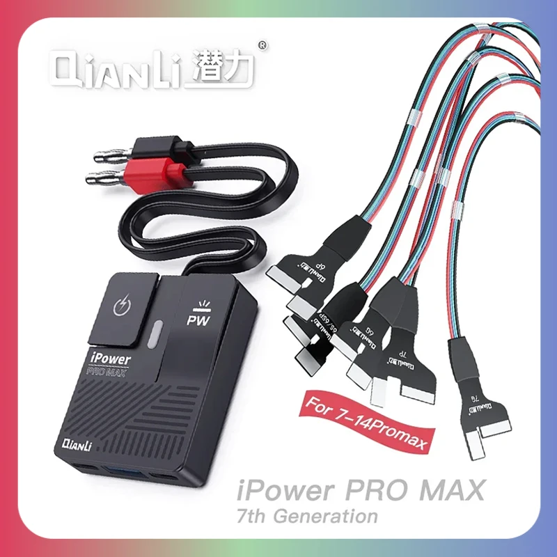 【New】Qianli 7th DC Power Supply Test Cable for Phone 6G-14 Pro Max  Battery Data Simulation Testing Tool Test Cable Power