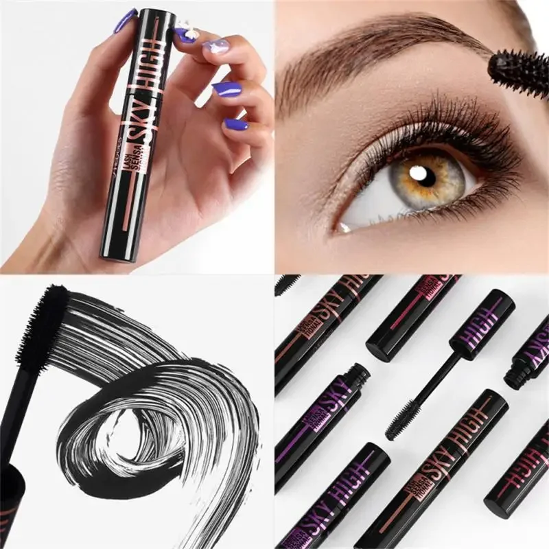 Zijdevezel Mascara Waterdichte Mascara Voor Wimperverlenging Natuurlijke Diching Eye Wimpers Krultang Langdurige Make-Up Ogen Cosmetisch