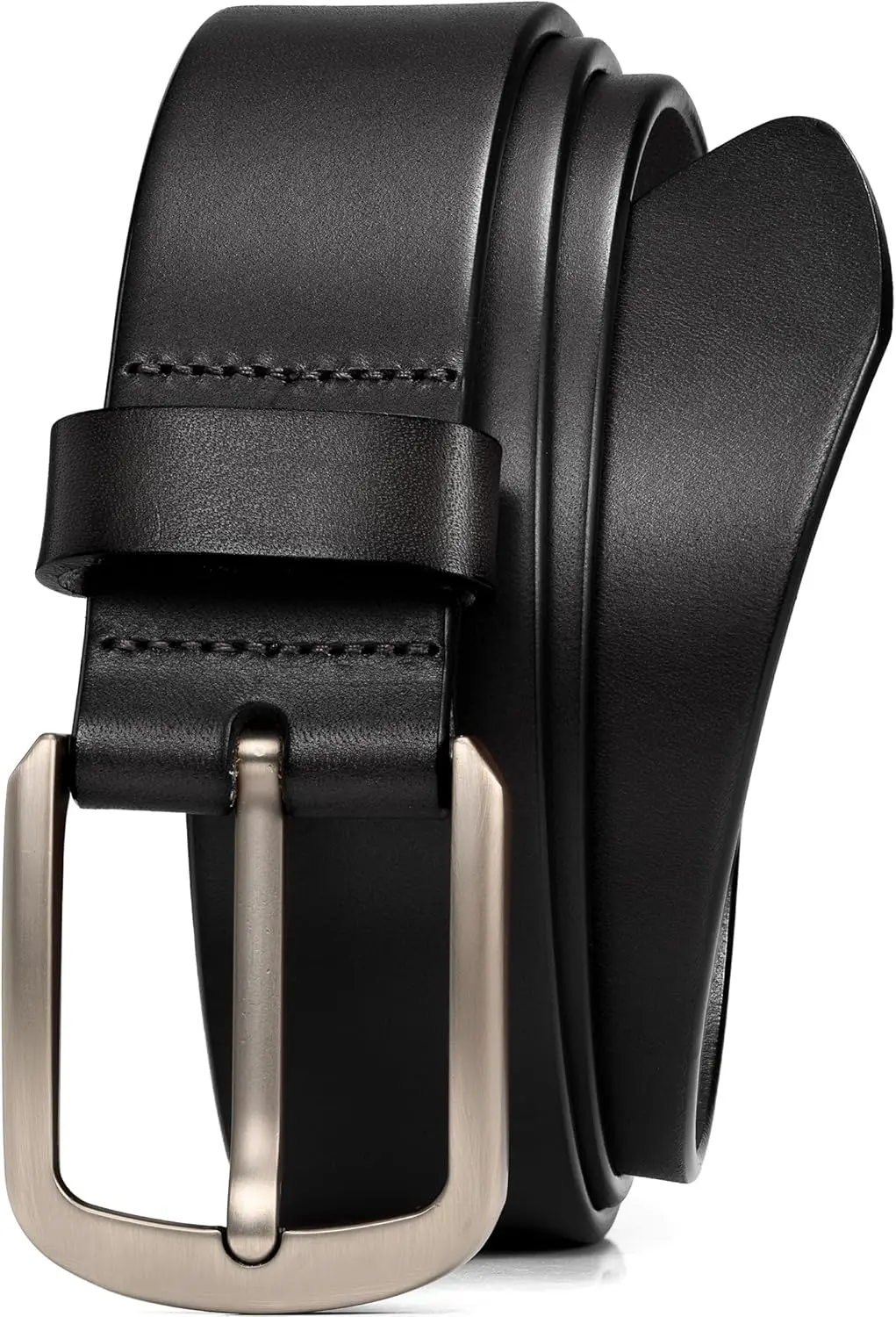 

Men's 1.5" Full Grain Leather Belt in Gift Box, 100% Italian Solid Leather