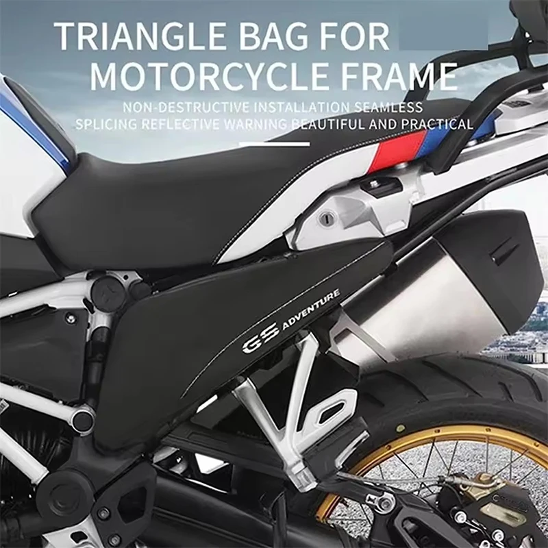 Herramienta de reparación a prueba de agua, bolsa de colocación, marco, paquete triangular, caja de herramientas para BMW R1200GS ADV LC R1250GS F750GS F850GS R1200R