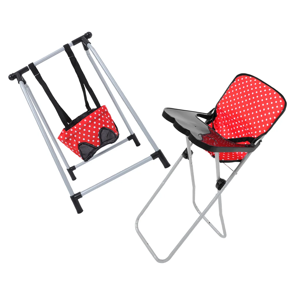 Accessoires meubles bébé chaises hautes pour poupées nuisette chaise haute chaises hautes jouet siège de voiture