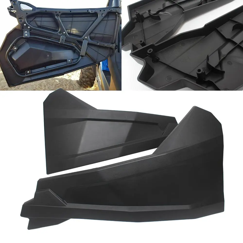 1Pair Hand Door Panels Compatible With Polaris 2014-2020 Hand Door Panels High-Quality Abs Plastic Matte Black Hand Door Panels