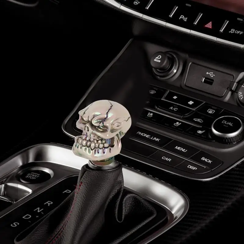 Transmissions Shifting Lever Car Racing Gear Lever Stick Skull Modified Interior Gear Lever Decoration Fit Most Manual Automatic