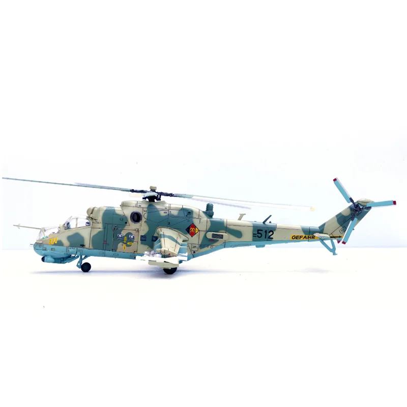 1/72 مقياس الروسية-أوكرانية MI-24P MI24 أنثى الغزلان هليكوبتر نموذج سبيكة محاكاة حلية