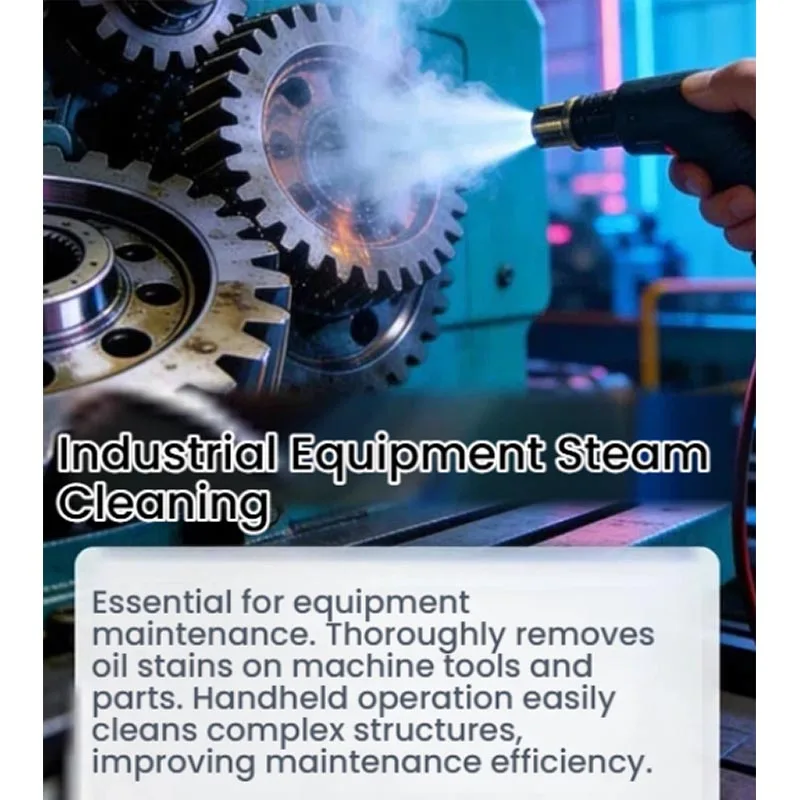 Limpador a Vapor Industrial Móvel com Aquecimento Instantâneo, Máquina de Lavar com Água Quente de Alta Temperatura, Desengordurante Pesado (personalizado)