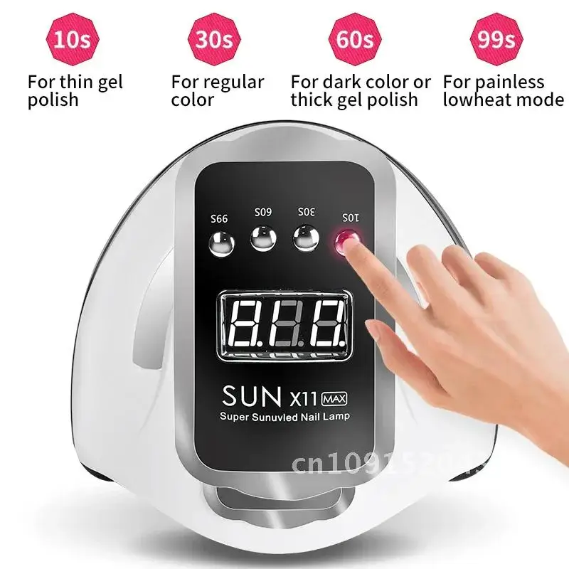 Nail lamp 132W/54W/36W High Power Gel Lamp  UV Lamp Fast Curing Nail Dryer With Big Room and Timer Smart Sensor Nail Tools