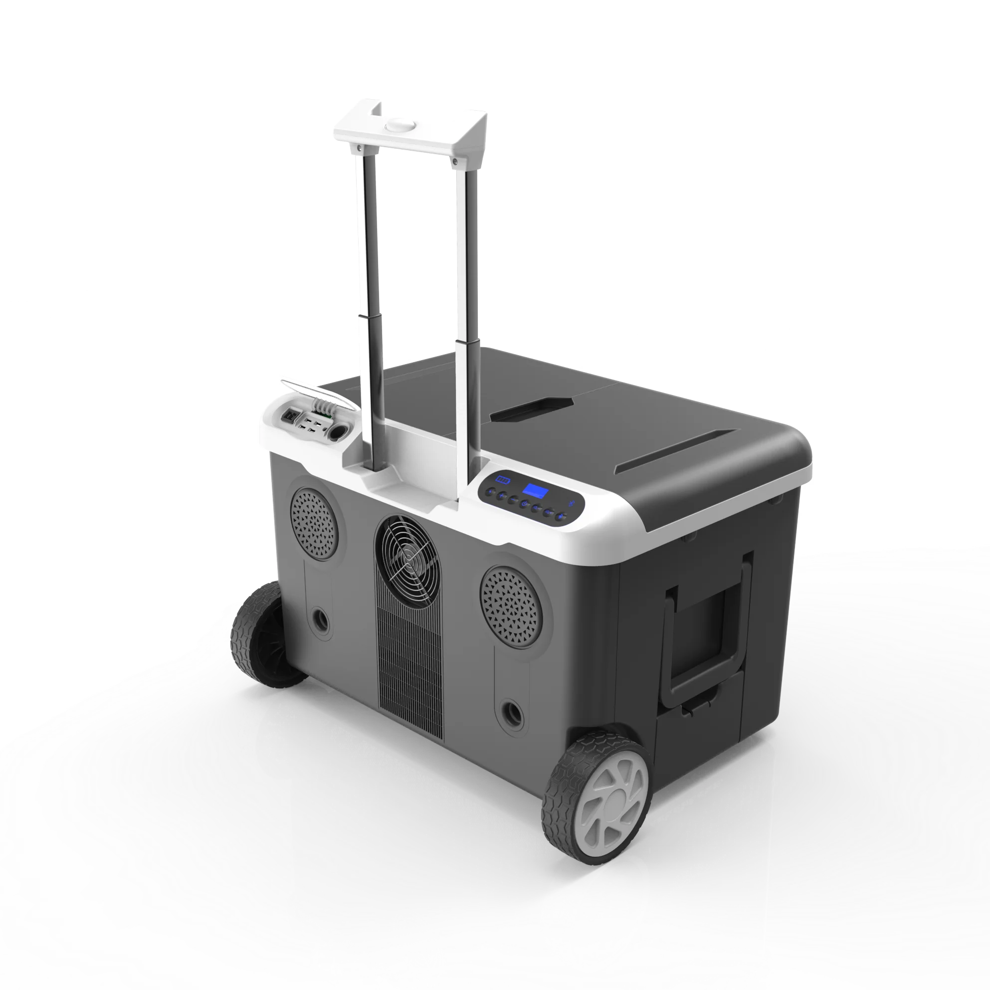 

Портативный холодильник с двойным контролем температуры, 36 л, 12 В, 24 В, портативный автомобильный холодильник, морозильная камера для грузовика