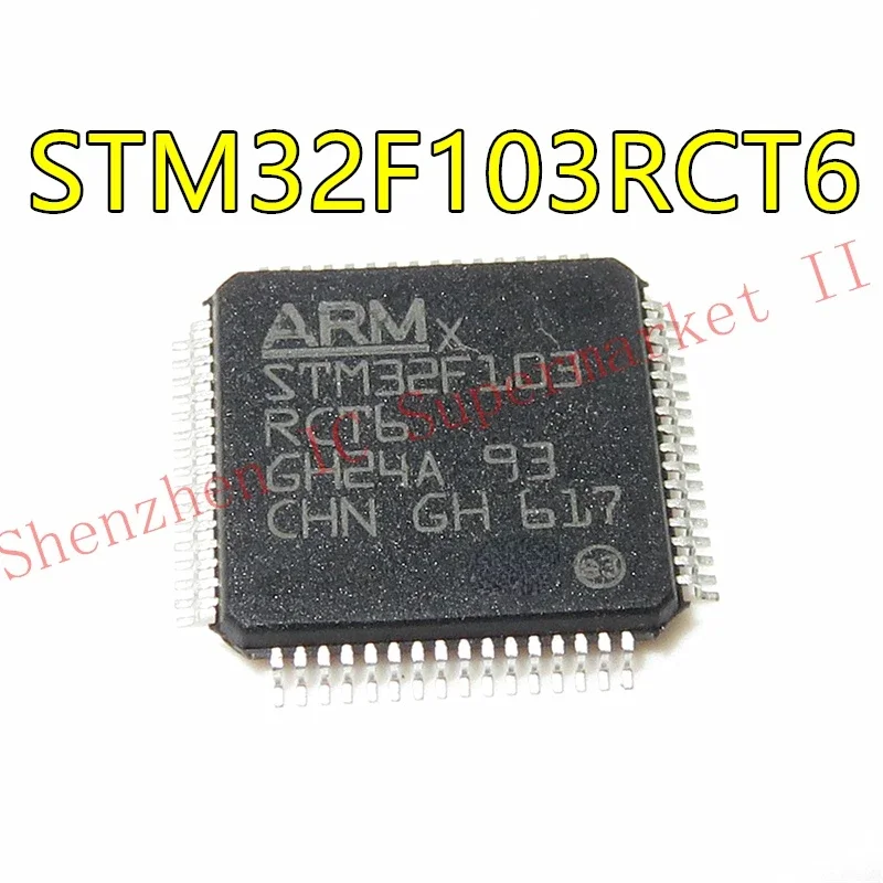 1pcs/lot GD32F103RCT6 STM32F103RCT6 LQFP64 MCU 32-bit STM32F1 ARM Cortex M3 RISC 256KB Flash 2.5V/3.3V 64-Pin LQFP