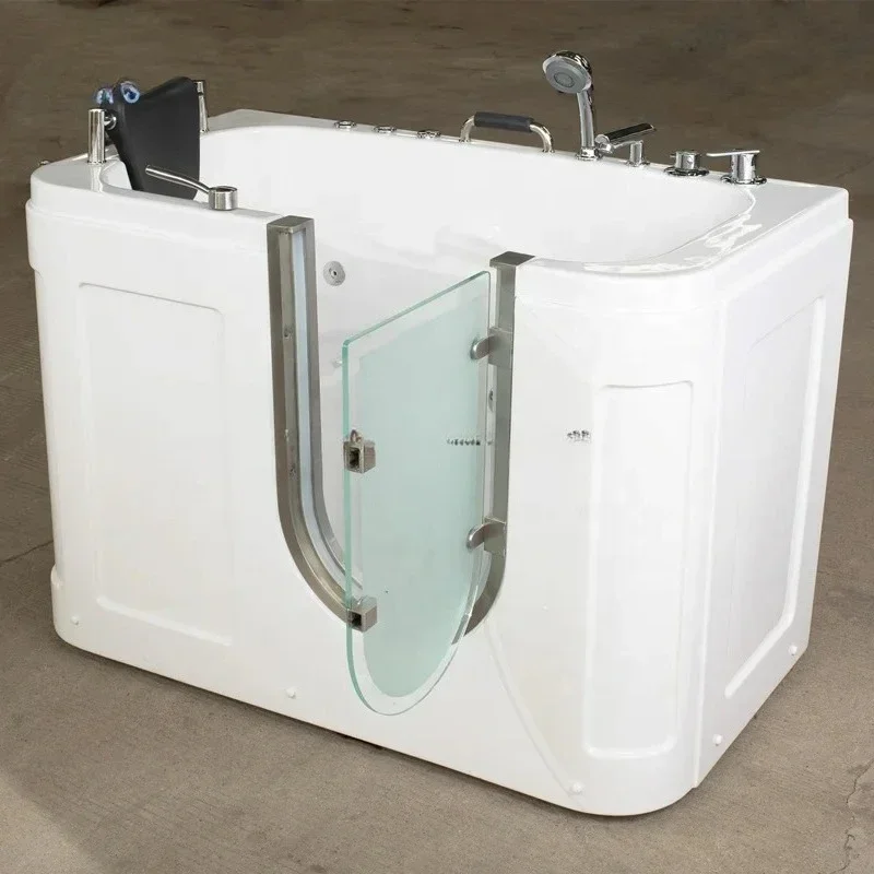 Modern Design Easy Access Baths Walk in Bathtub Shower with Jets H-5618