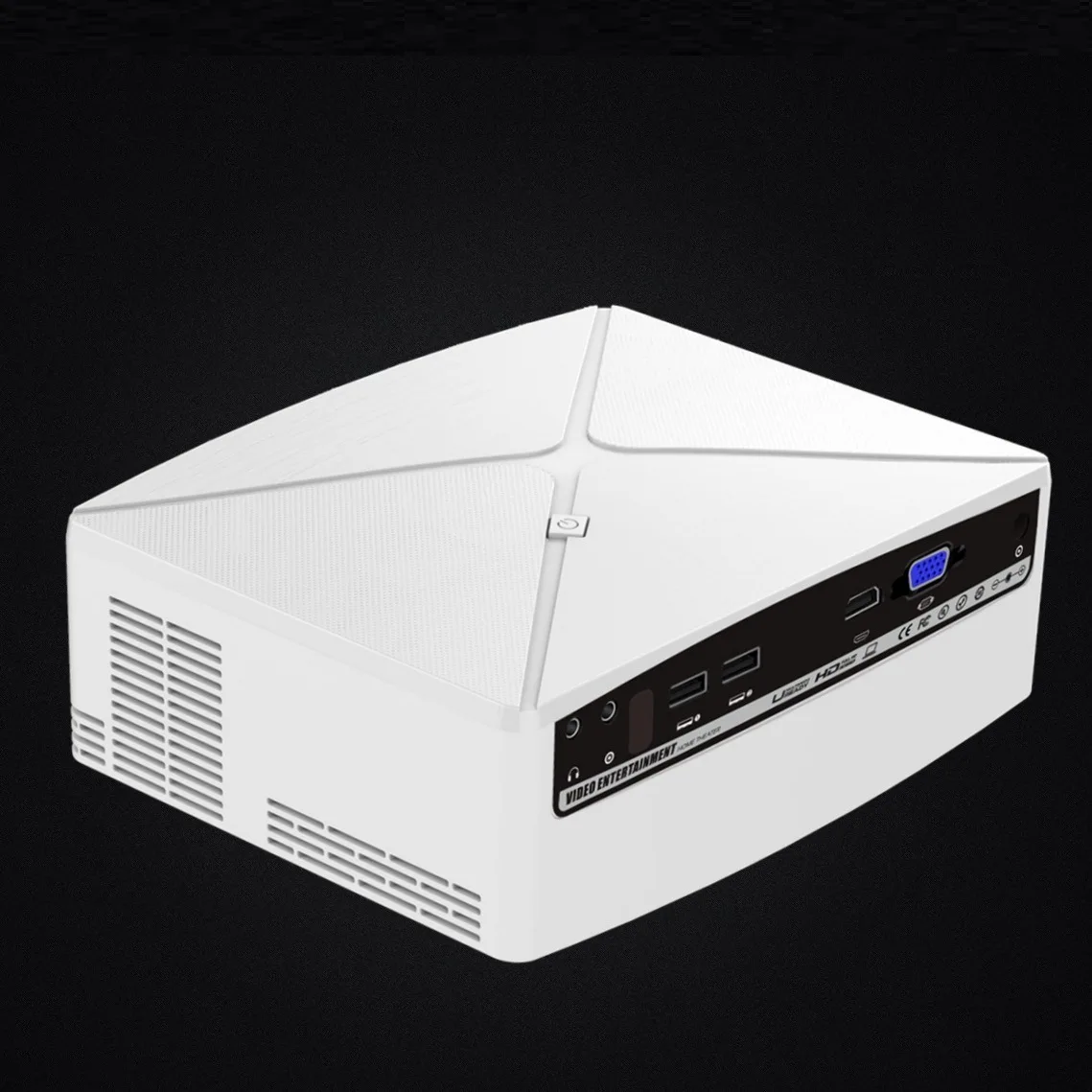 Quatro polegadas micro-projeção c80 casa 720p projetor hd portátil mini moda casa projetor