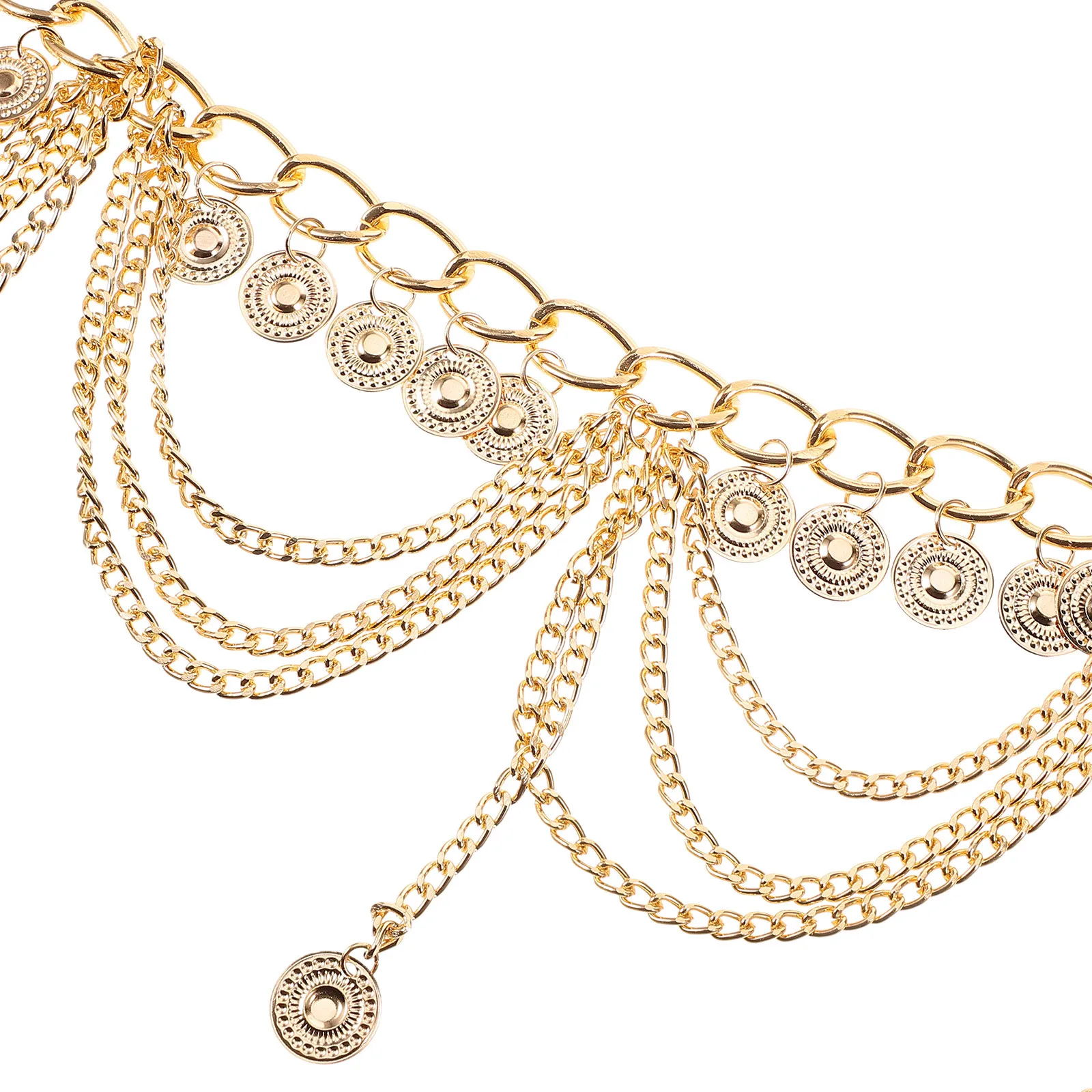 

Tassel Belly Waist Chain Zinc Alloy Durable Waist Belt for Summer Party Beach Body Jewelry Women Body Chain Women Belly Chain,