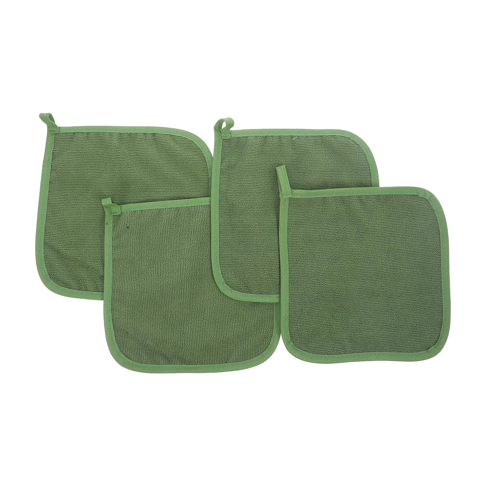 4枚組コットン製鍋敷き、断熱テーブルマット、キッチン、ダイニ - Kitchen Living Baking Mats のレビューと価格