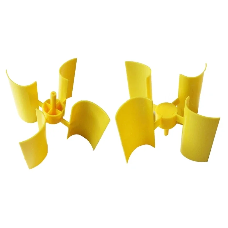 Micro Wind Turbines Fan Blades Replacement Small Electricity Generator Fan Blades Micro DC Motor Fan Blades DIY Kits