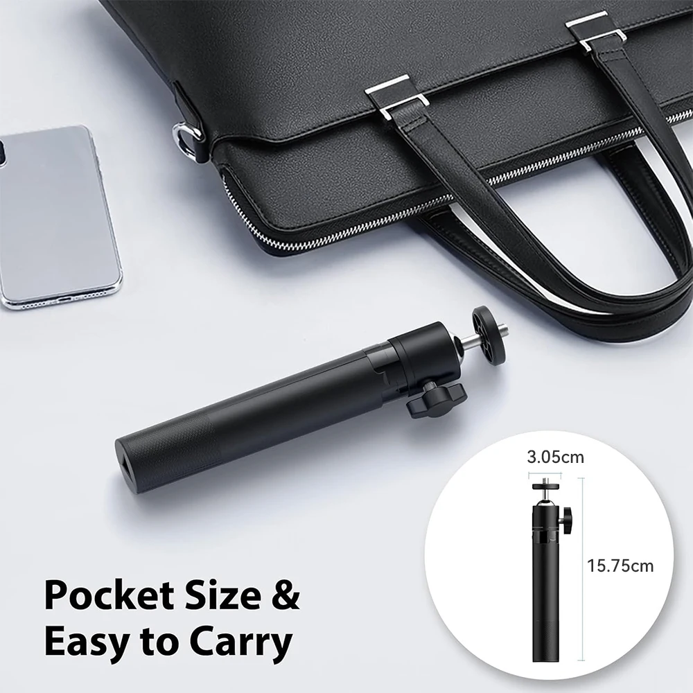 EMEET Portable Tripod for Webcams/Professional Cameras Mini Tripod for Most Web Cameras/Phones/GoPros Telescopic Table Tripod