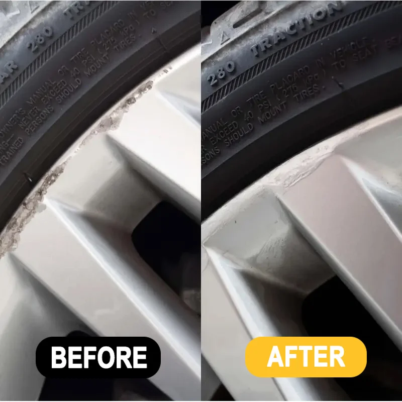 80g Wheel Hub Repair Kit - Detail Restorer & Polishing Paste for Car Tire Care, No-Residue Dent Removal Wax image 4