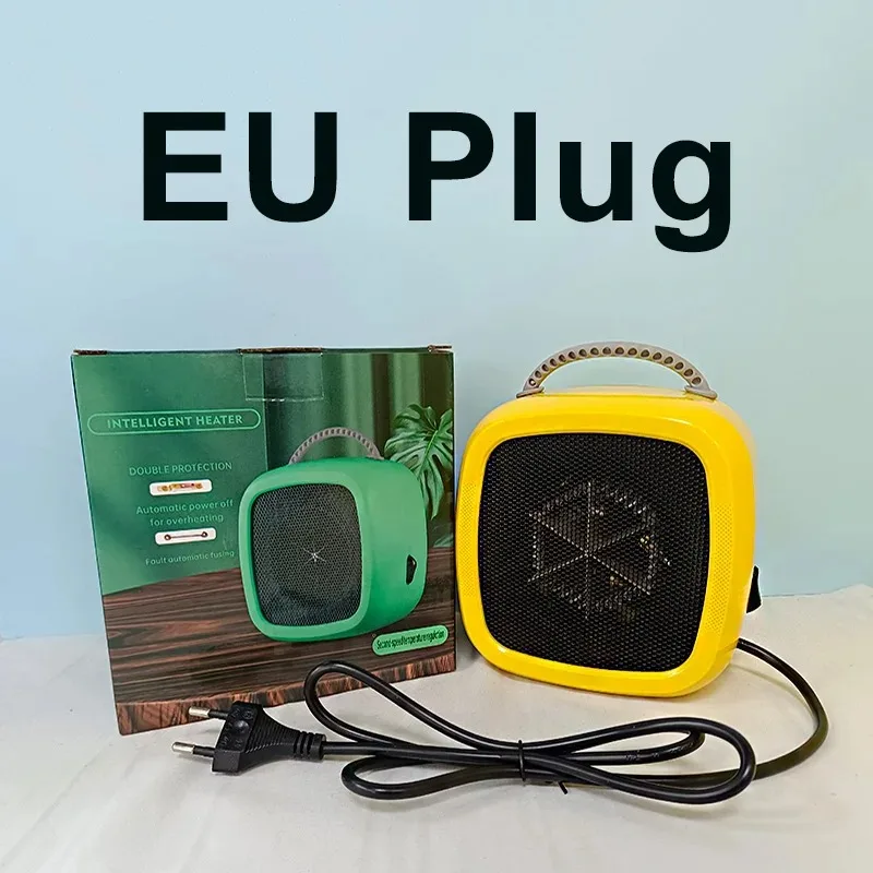 

Небольшой обогреватель, тепловентилятор Отопление зимой Офисный специальный обогреватель Маленький бытовой обогреватель С кнопочным переключателем Два передачи Тепловентилятор