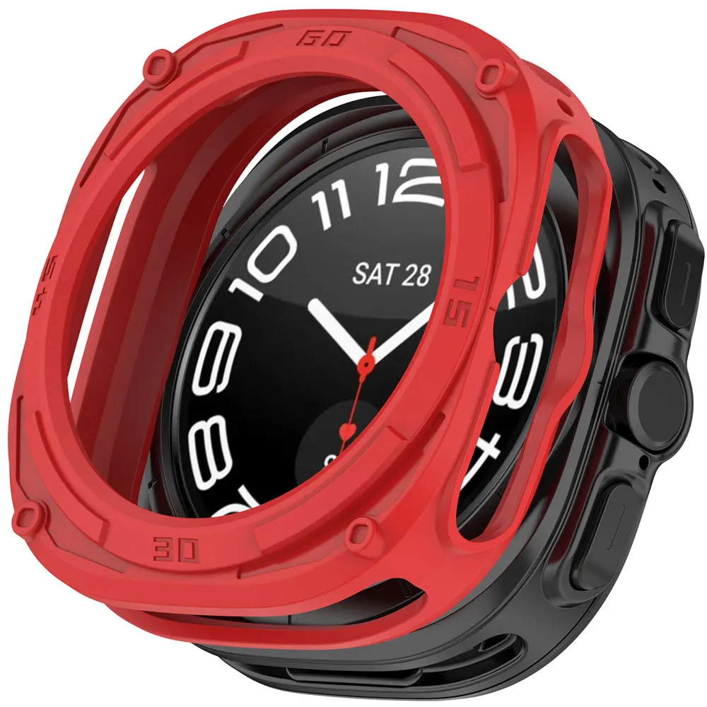 PC Watch Case For Samsung Galaxy Watch Ultra 47mm Cases Bumper All-Around Shell Protective Cover Smart Accessories