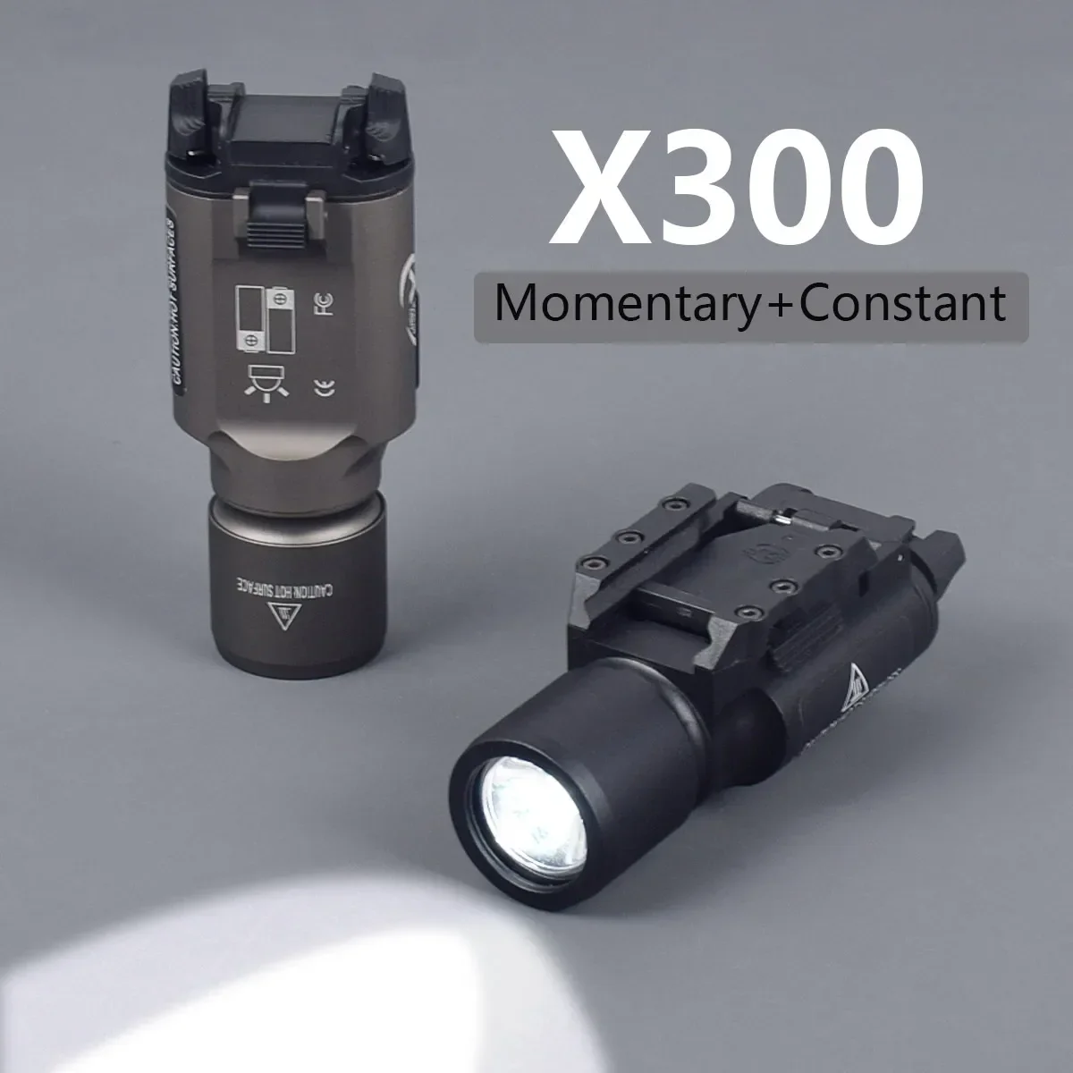 Tactical SureFire X300 X400 Flashlight Airsoft For Glock 17 Hunting Pistol 20mm Rail X300U X400U SF Weapon Gun LED Light