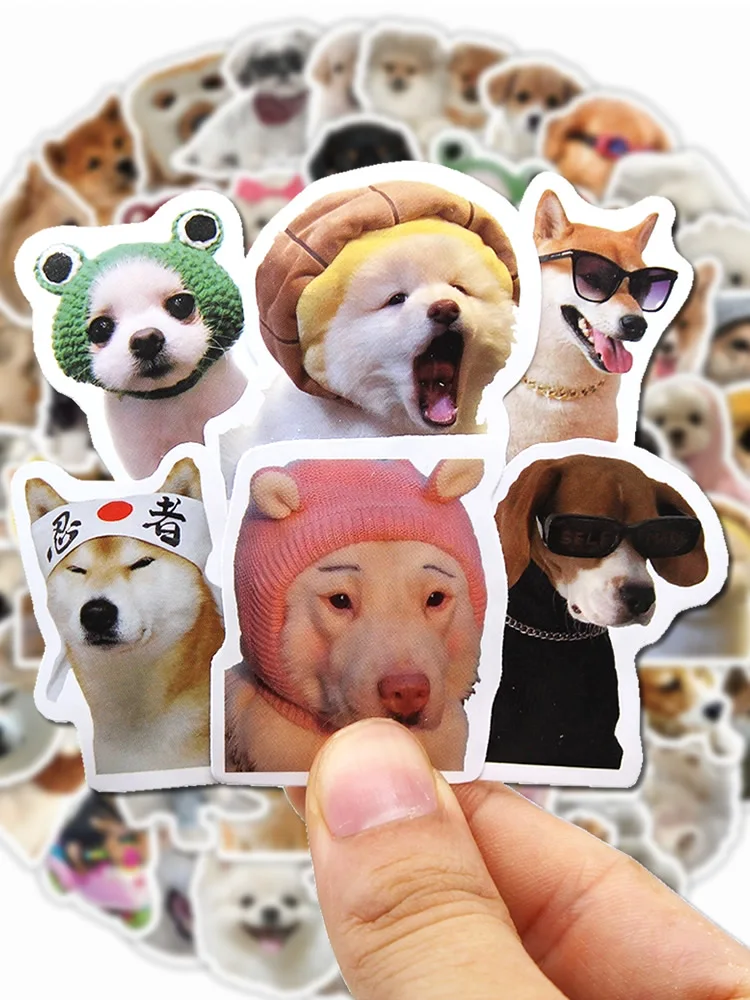 AliExpress LOLEDE 10/100/1000Pcs Funny Dog Stickers Cartoon Cute Decals Toy Guitar Phone Bicycle Laptop Notebook Luggage Car Graffiti Kids Sticker