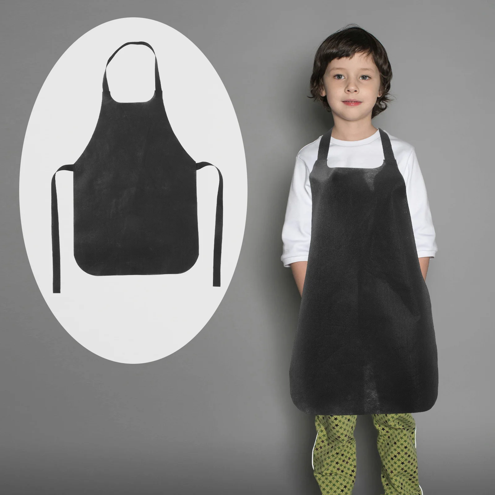 

11 Pcs Disposable Apron Non-woven Thickened Aprons Mens Overalls for Cooking Child Women's Smock