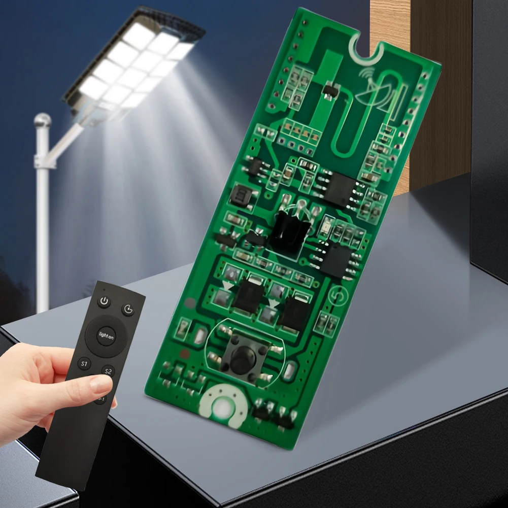 3,2 V 3,7 V Solar Licht Platine mit Fernbedienung Solar Straßenlaterne Treiberplatine Solar Landschaft Licht Controller Modul