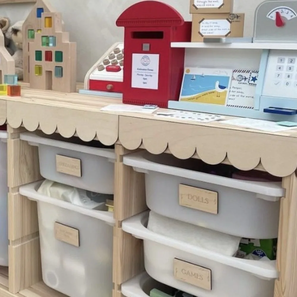 6 قطعة إطار خشبي على شكل مروحة غير مكتملة مزرعة عتيقة إطار حرفي مصنوع يدويًا تصميم قطاع الديكور إطار الحرف اليدوية #2