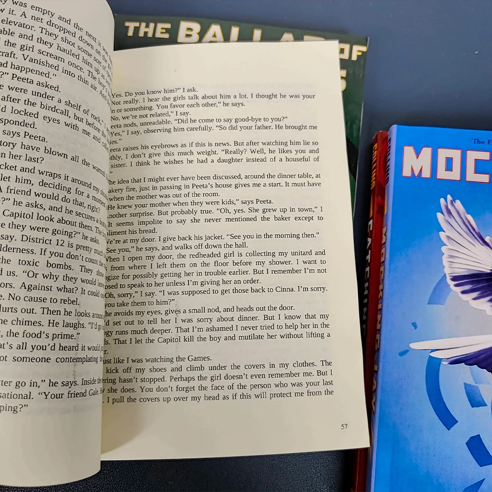 1 كتاب ألعاب الجوع 1/2/3/4 في كتب الروايات الإنجليزية #4