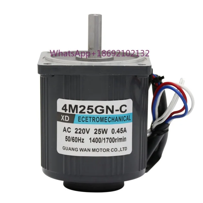 220V AC Motor 6W Optical Axis 1400rpm/2800rpm High Speed Micro One-way Motor Positive and Negative Motor Speed