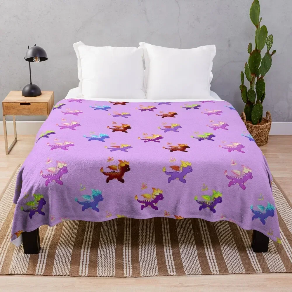 

Spyro Pattern Throw Blanket Stylish Couch Blanket for Home Living Room