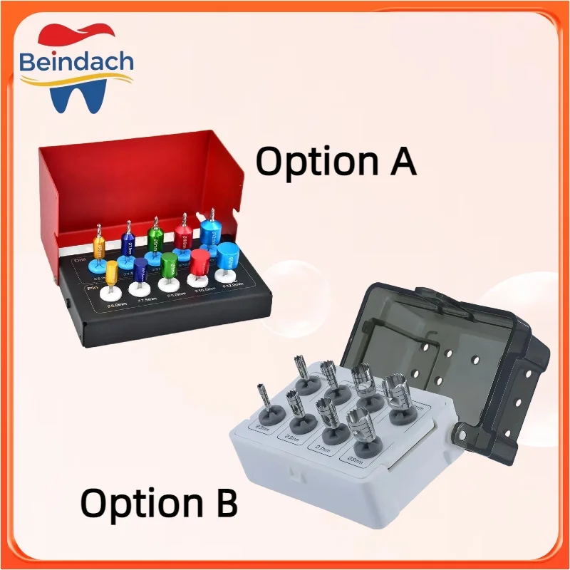 

Dental Implant Drill Positioning Stopper Kit Bone Collecting Trephine Drill Dental Surgical Implant Drills Kit