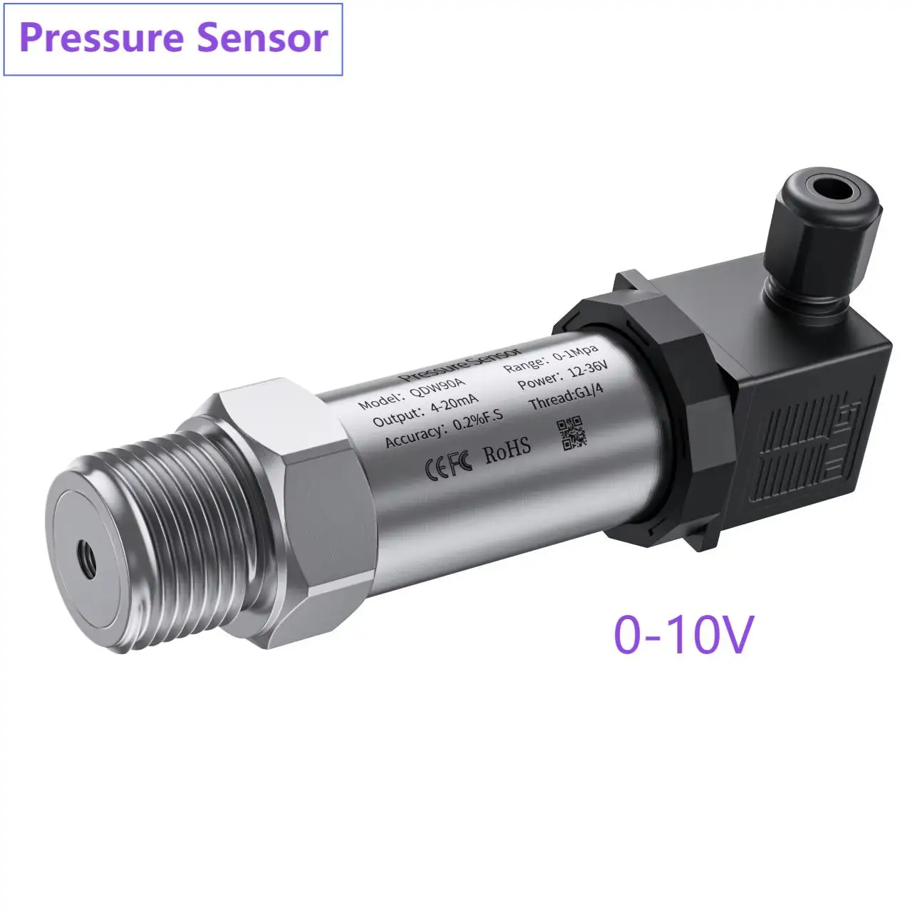 

Small Pressure Transmitter 0-20bar 0-10bar to 4-20mA 0-10V 0-5V 1-5V RS485 M20*1.5 Oil Gas Water Air Pressure Transducer Sensor