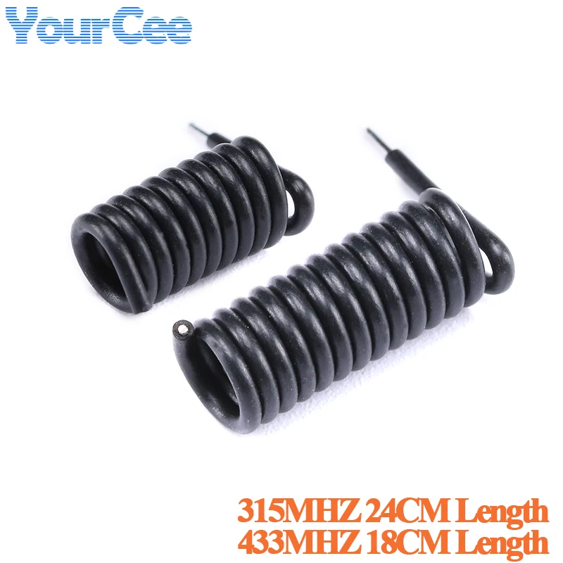 50pcs/5pcs 315Mhz 433Mhz Spring Antenna Wireless Transmitter Receiver Long Distance For Wifi Remote Control Rubber Spiral