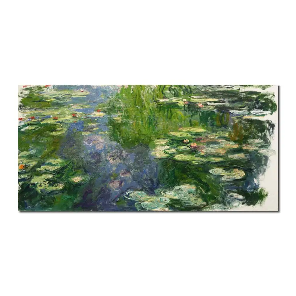 

Water Lilies- by Claude Monet Oil paintings reproduction Landscapes art hand-painted home decor