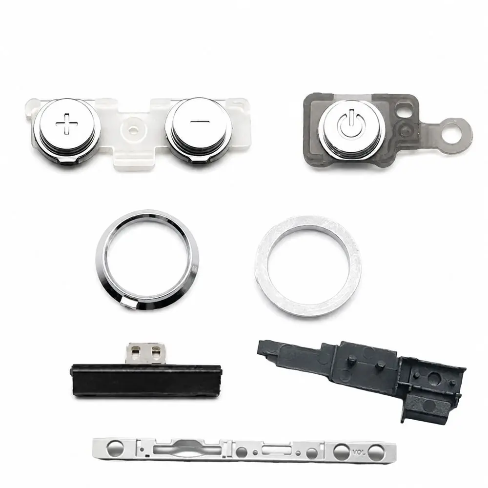 Decorative Strip Replacement Buttons Trigger Button Left and Right Key Handheld Console Repair Parts Dust Plug for PSVita1000
