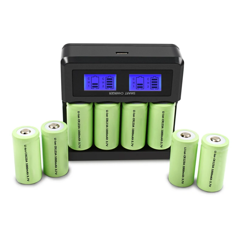 CR123A Ithium Battery 1000mAh 3V High Power Lithium Battery, Long-Lasting For Home Safety And Security Devices Instrumentation
