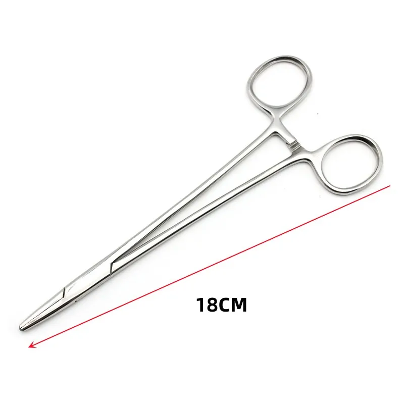 1pcs12.5/14/16/18cm Dentist Surgical Instrument Dental Needle Holder Pliers Forceps Orthodontic Tweezer Stainless Steel Tools