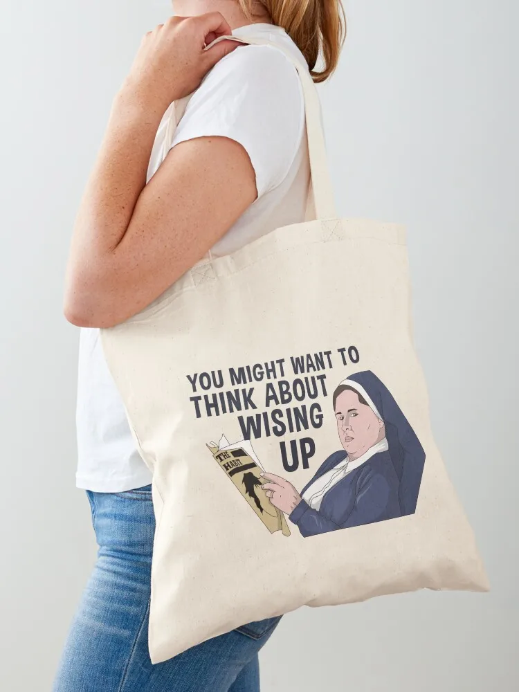 

You Might Want to Think About Wising Up Tote Bag Handbags female bag shopping bag logo Gift