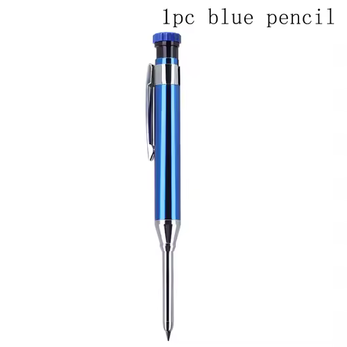 6Colors 2.8mm Metal Solid Carpenter Mechanical Pencil with Sharpener 2B Lead Core Deep Hole Construction Marking Scriber Tool - Image 20