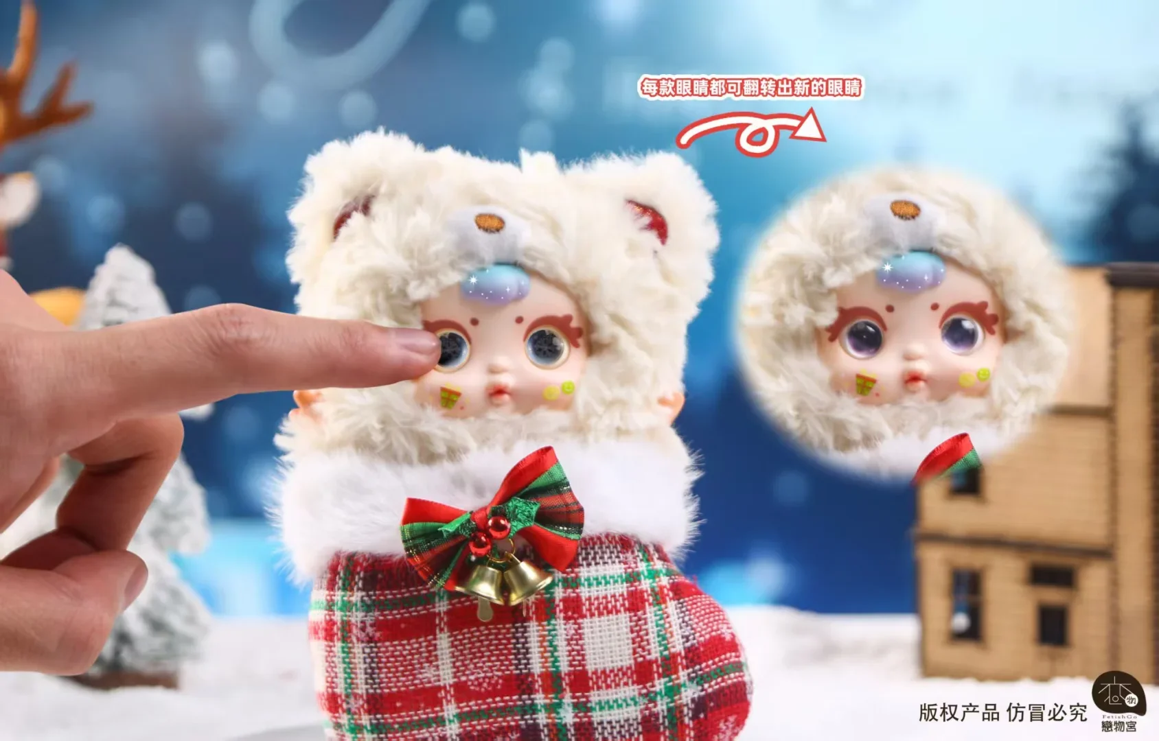 الأصلي الجديد MMilk الحلوى عيد الميلاد قلادة أفخم صندوق أعمى لطيف عيد الميلاد دمى صندوق غامض Kawaii هدايا عيد الميلاد عيد الميلاد اللعب