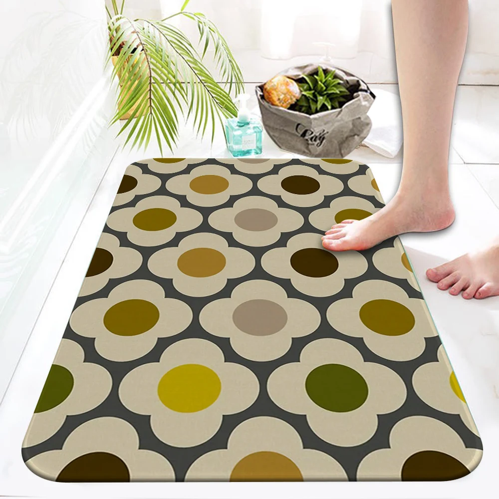 Orla Kiely Tappeto da terra Lavabile Antiscivolo Soggiorno Divano Sedie Tappetino da cucina Alfombra