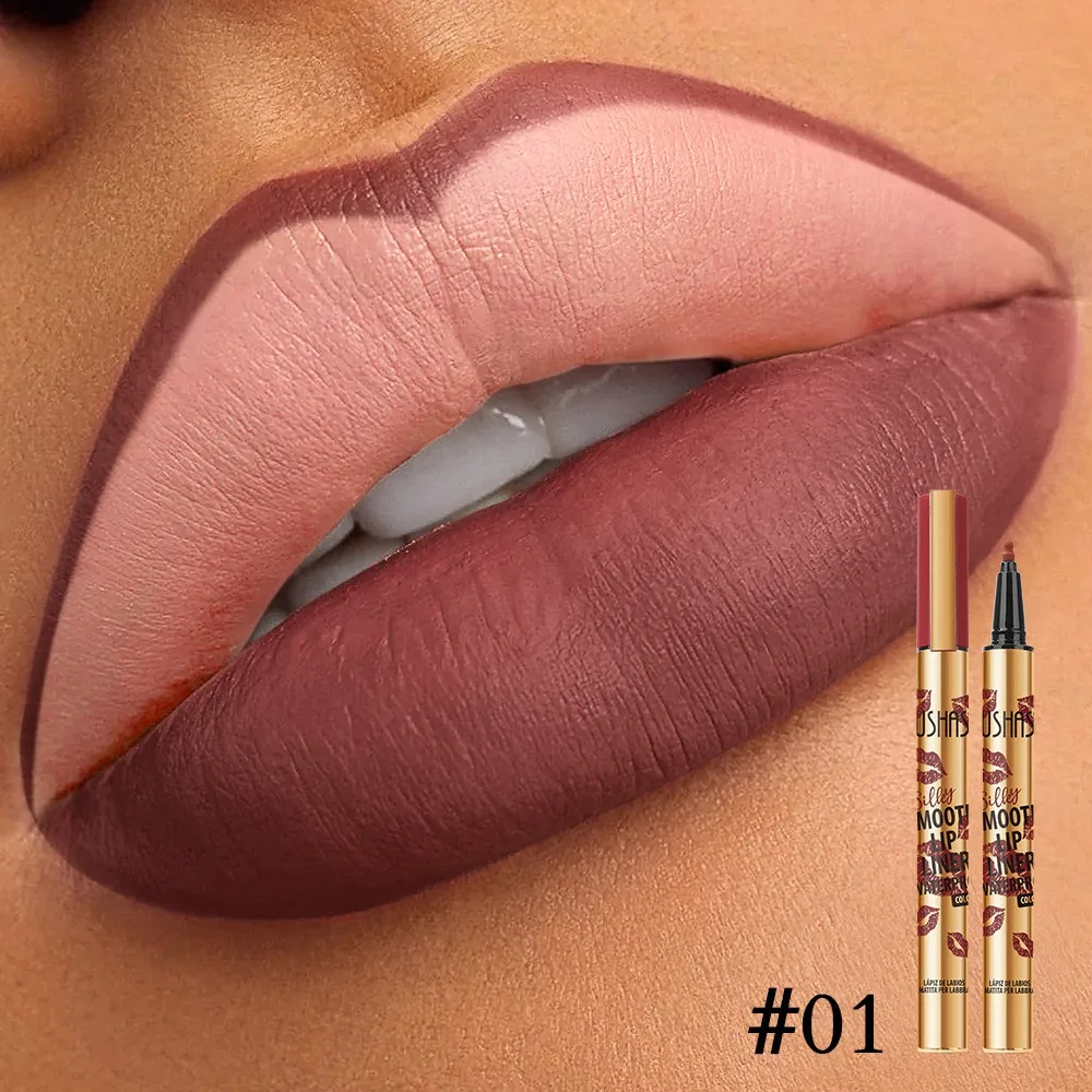 2025 0.6g Lip Liner Long-Lasting Non-stick Cupแต่งหน้าดินสอMulticolor Plumping Matte Lip Stainผู้หญิงหญิง